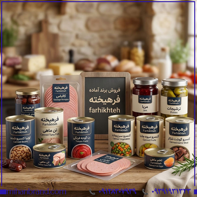 فروش برند آماده فرهيخته FARIKHTEH؛ فرصتی برای فعالیت در بازار محصولات غذایی و کنسروی
